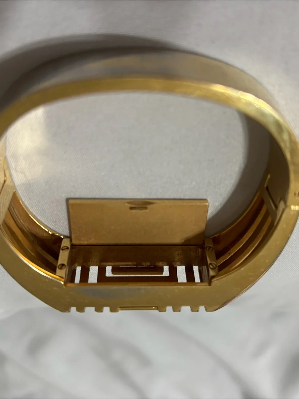 Tory Burch Gold Geometric Link Bracelet
